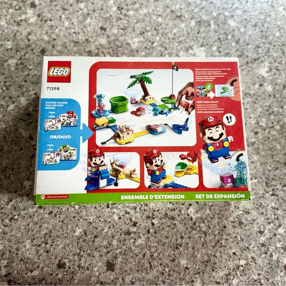 NWT LEGO 71398 Super Mario Dorrie's Beachfront Expansion Set ⭐🏖️ - Picture 2 of 6